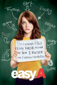 Poster for the movie "Easy A"