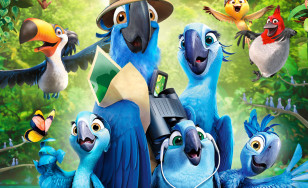 Poster for the movie "Rio 2"