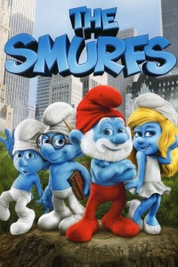 Poster for the movie "The Smurfs"