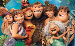 Poster for the movie "The Croods"