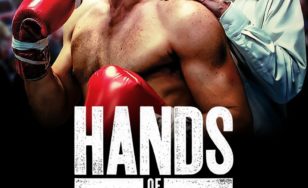 Poster for the movie "Hands of Stone"