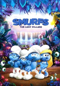 Poster for the movie "Smurfs: The Lost Village"