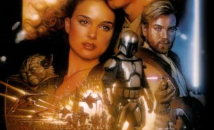 Poster for the movie "Star Wars: Episode II - Attack of the Clones"