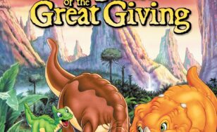 Poster for the movie "The Land Before Time III: The Time of the Great Giving"