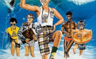 Poster for the movie "Revenge of the Nerds II: Nerds in Paradise"
