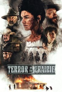 Poster for the movie "Terror on the Prairie"